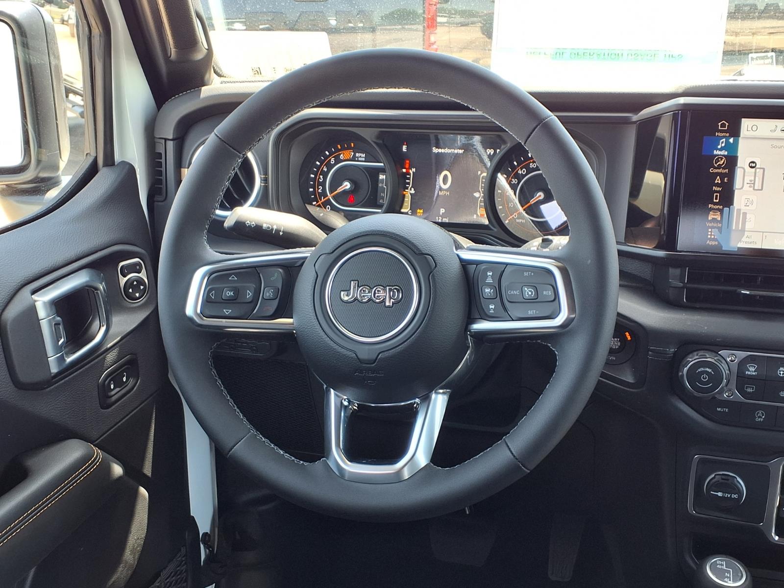 2026 Jeep Wrangler Sahara White at League City CDJR