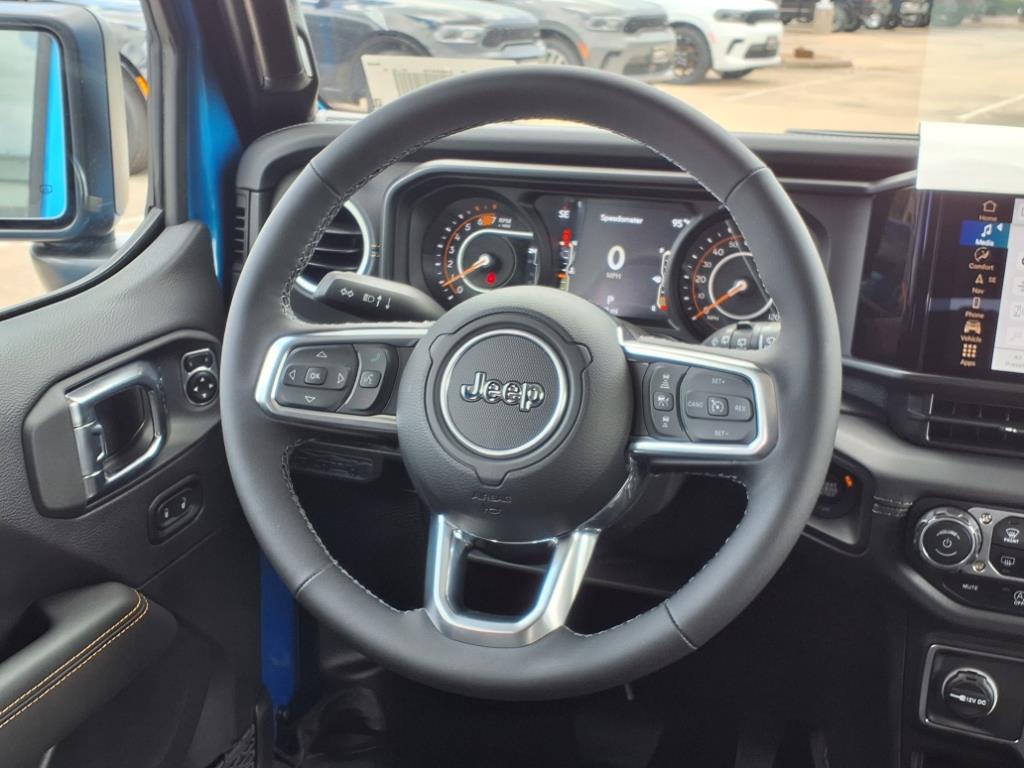 2025 Jeep Wrangler Sahara Hydro Blue Pearl at League City CDJR