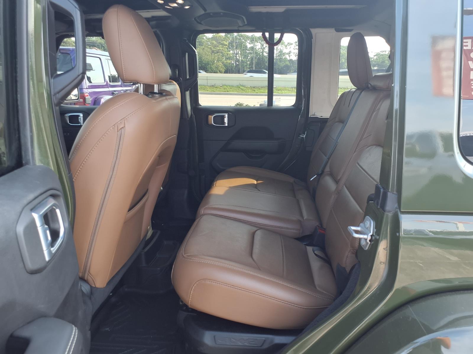 2021 Jeep Wrangler Unlimited Sahara 4xe Sarge Green Clearcoat at League City CDJR