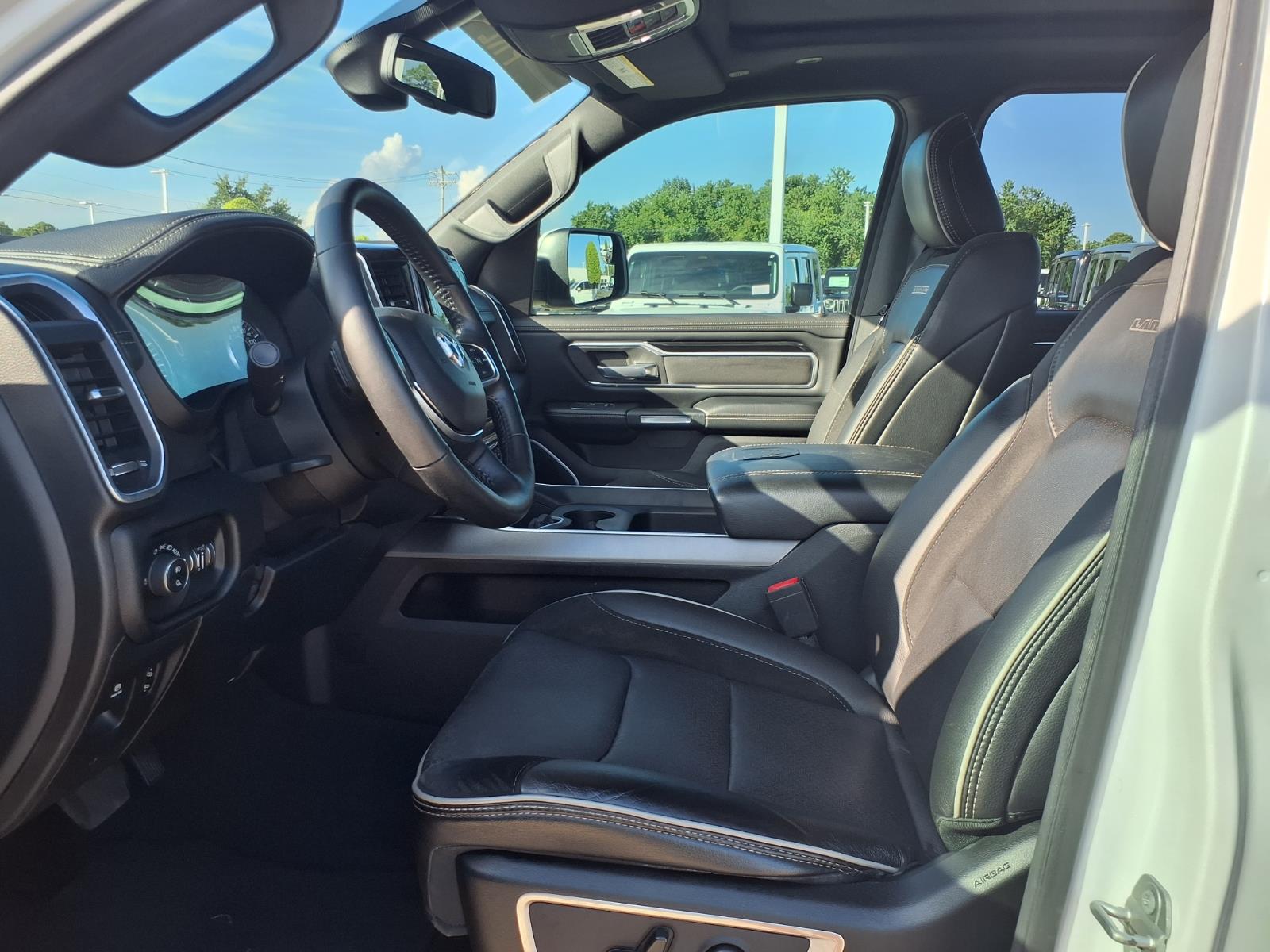 2020 RAM 1500 Laramie Ivory White Tri-Coat Pearlcoat at League City CDJR