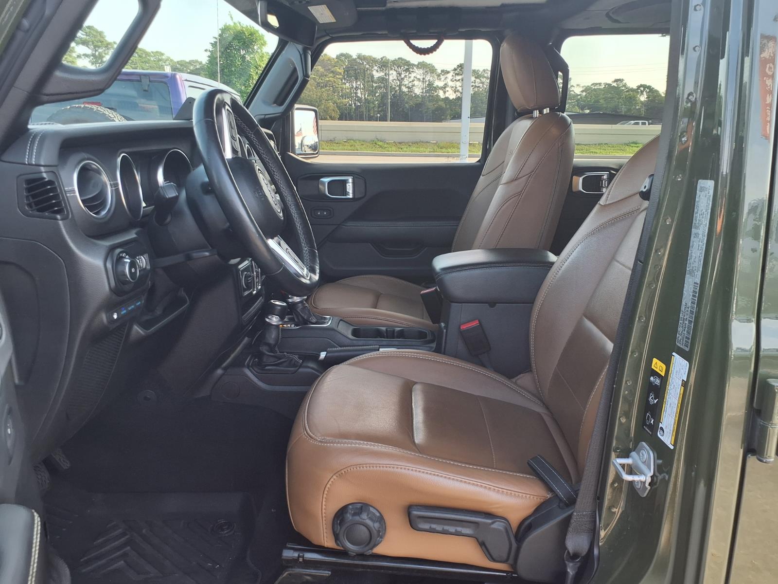 2021 Jeep Wrangler Unlimited Sahara 4xe Sarge Green Clearcoat at League City CDJR