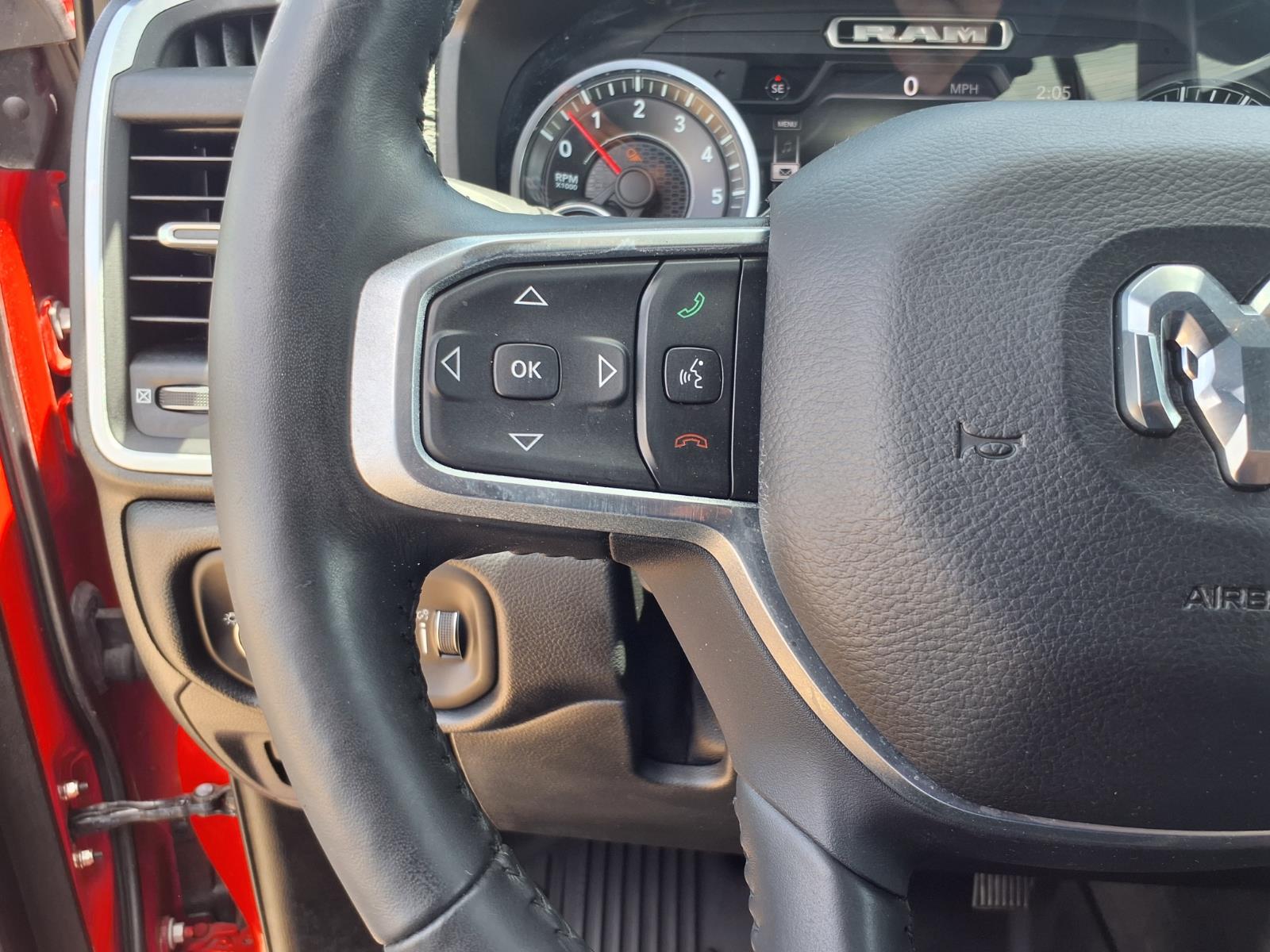 2020 RAM 1500 Laramie Flame Red Clearcoat at League City CDJR