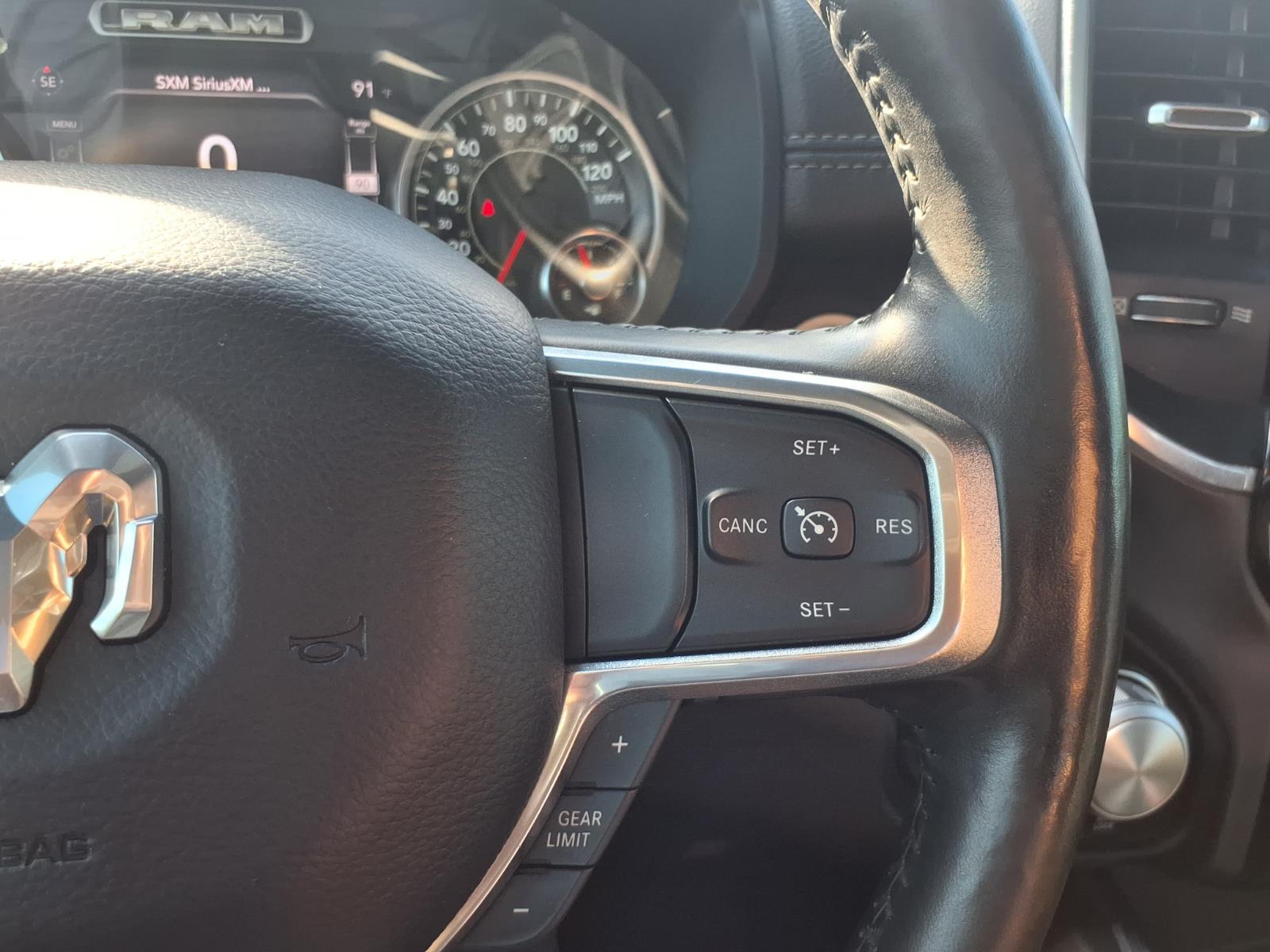 2020 RAM 1500 Laramie Ivory White Tri-Coat Pearlcoat at League City CDJR