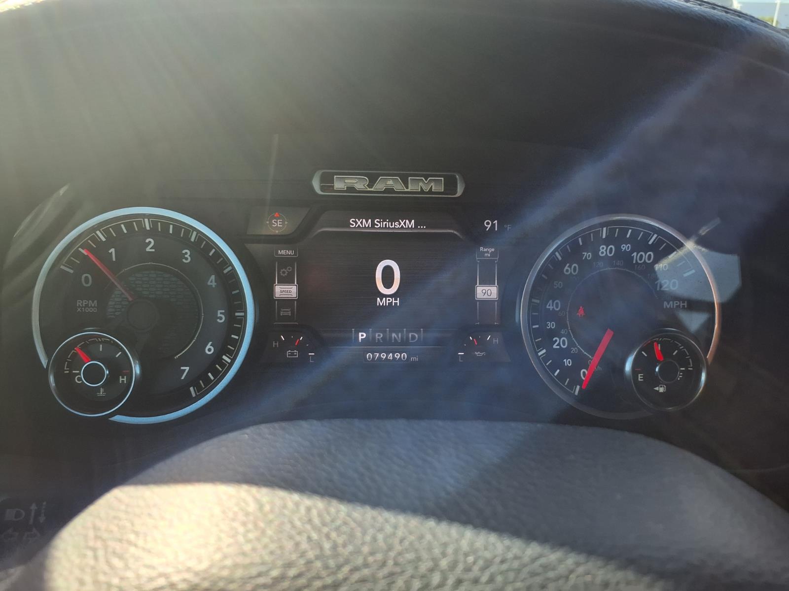 2020 RAM 1500 Laramie Ivory White Tri-Coat Pearlcoat at League City CDJR