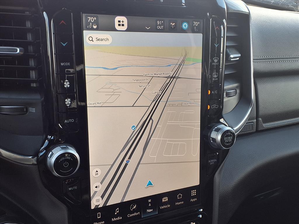 2024 RAM 1500 Laramie Granite Crystal Metallic Clearcoat at League City CDJR