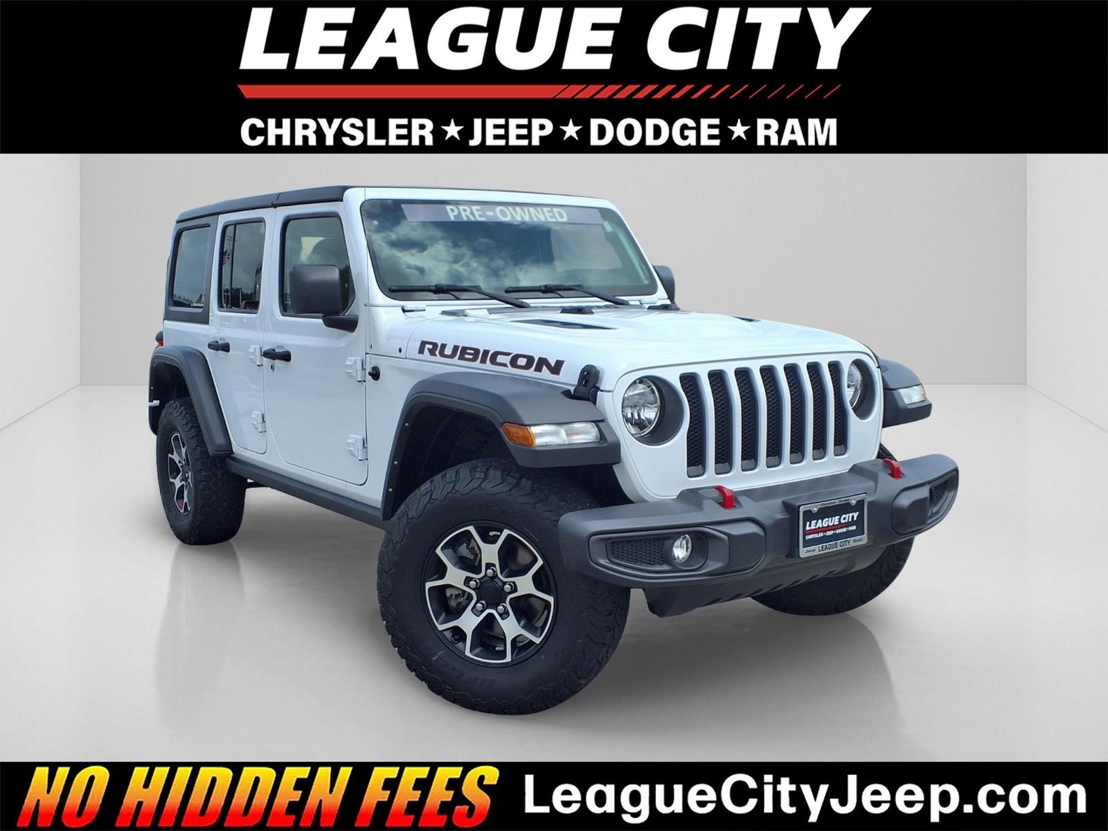Bright White Clearcoat 2022 Jeep Wrangler Unlimited Rubicon 4WD SUV / Crossover Four-Wheel Drive 6-Speed Manual