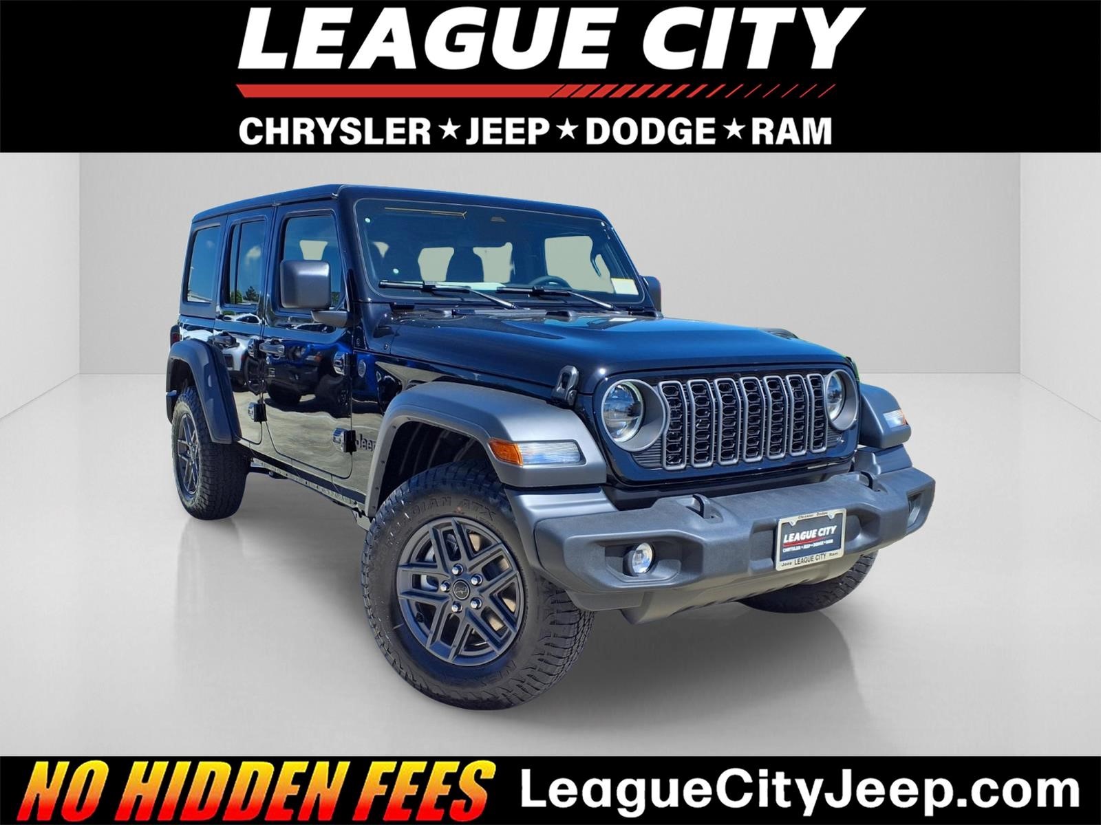 2026 Jeep Wrangler Sport Black at League City CDJR