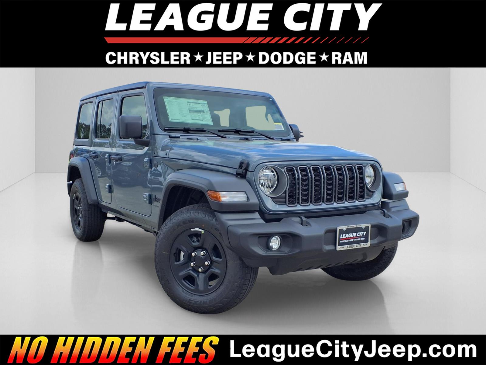 2026 Jeep Wrangler Sport Gray at League City CDJR