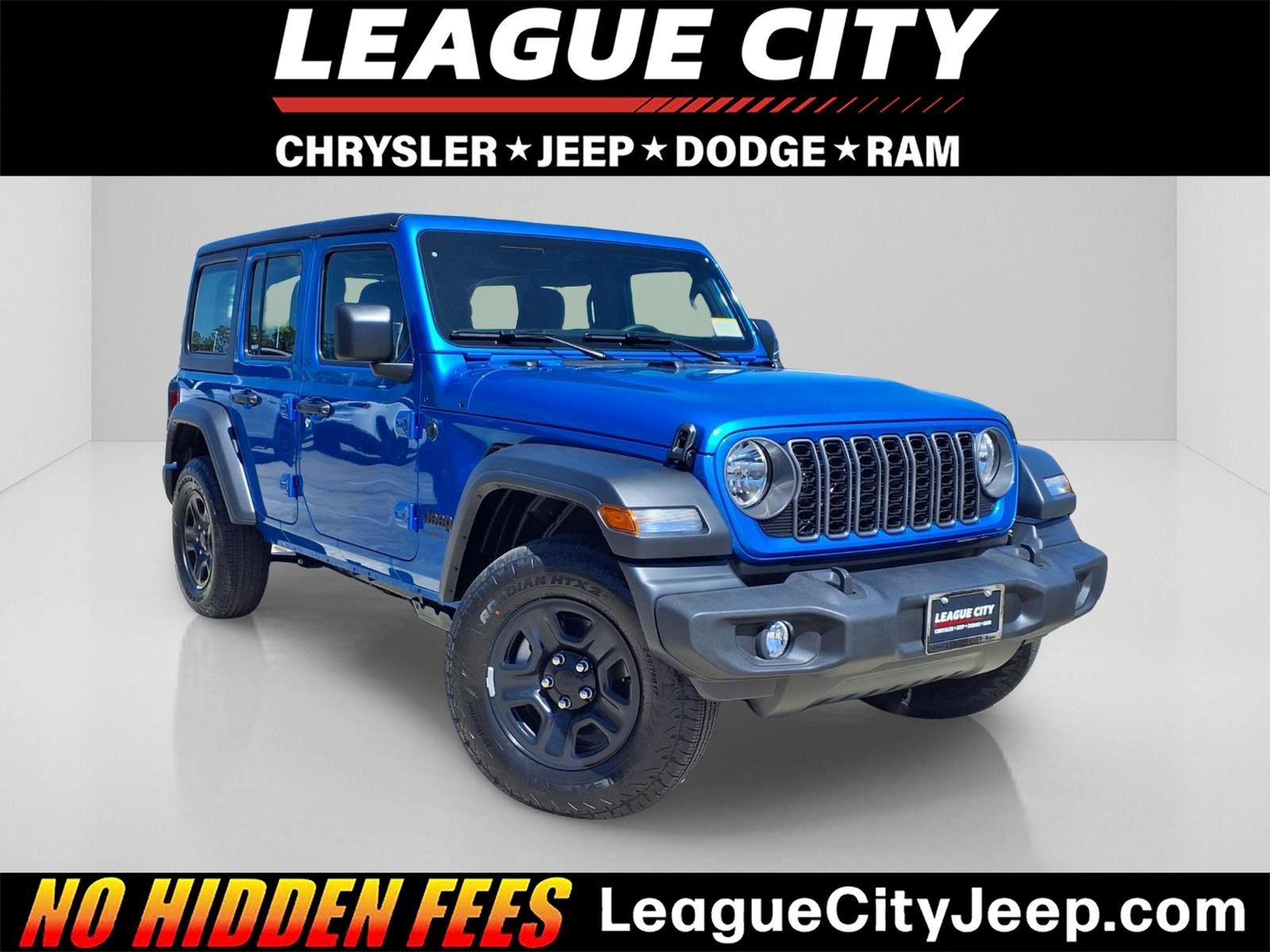 2026 Jeep Wrangler Sport Blue at League City CDJR
