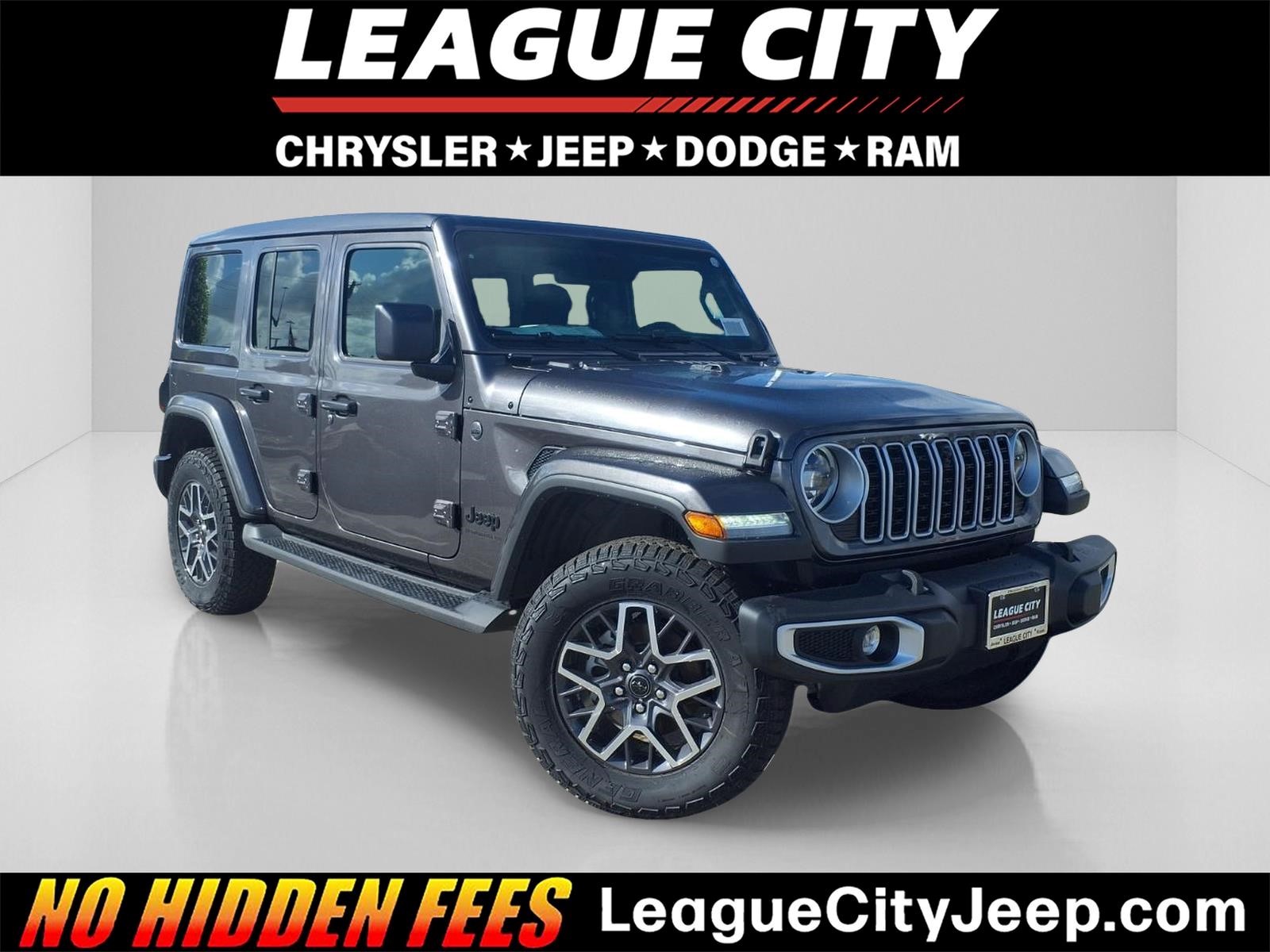 2026 Jeep Wrangler Sahara Gray at League City CDJR