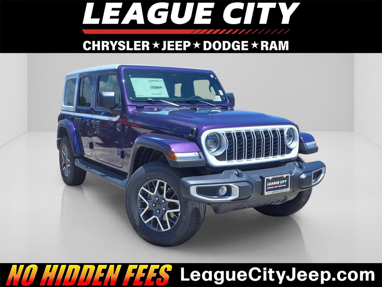 2026 Jeep Wrangler Sahara Purple at League City CDJR