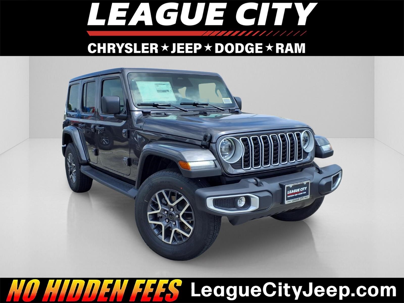 2026 Jeep Wrangler Sahara Gray at League City CDJR