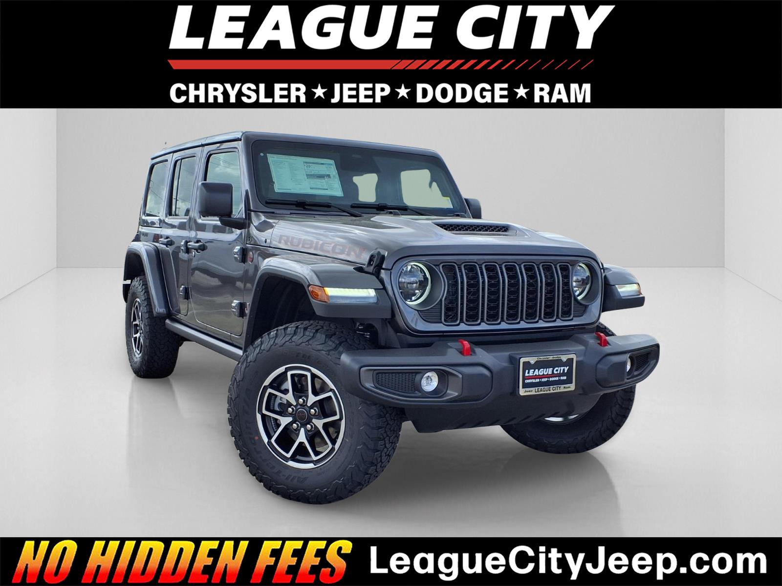 2026 Jeep Wrangler Rubicon Gray at League City CDJR