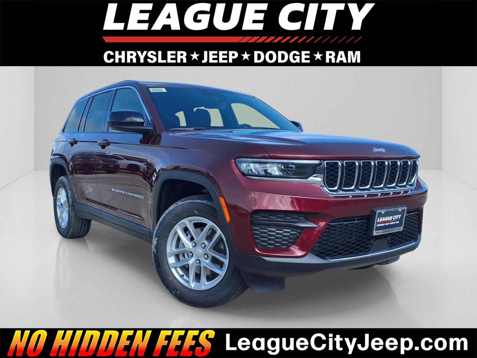 2026 Jeep Grand Cherokee Laredo Velvet Red at League City CDJR