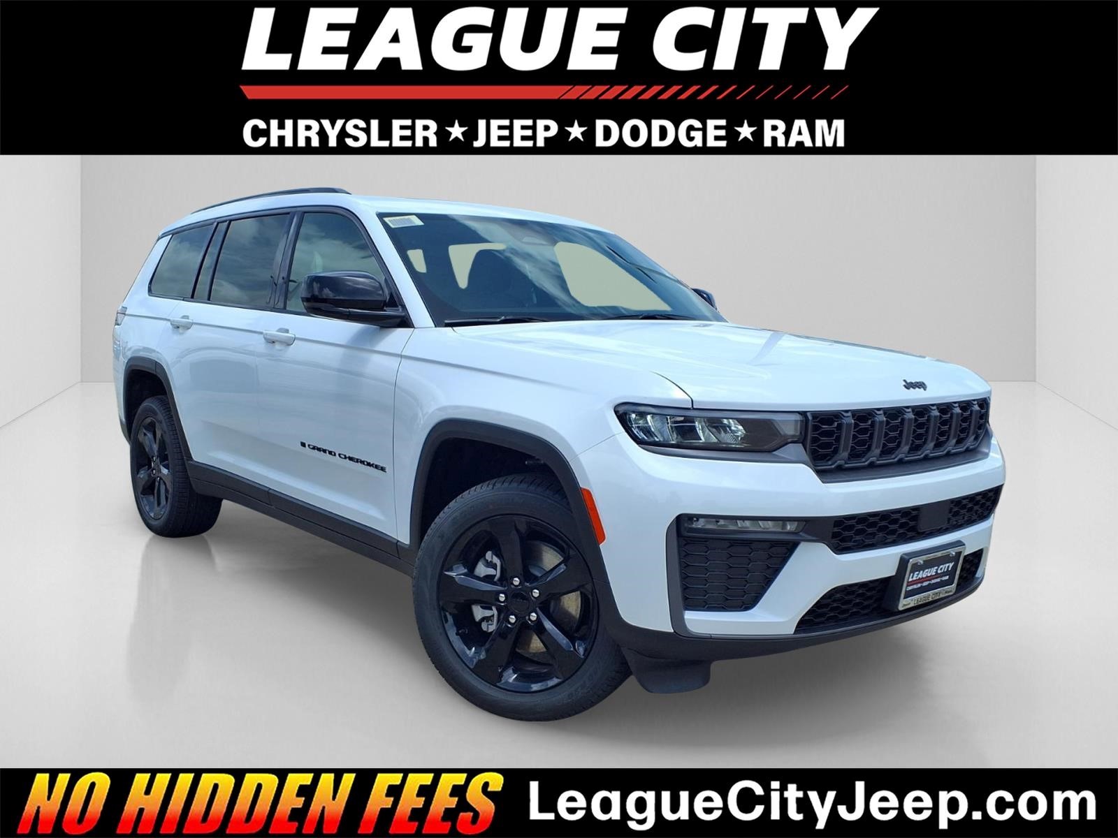 2026 Jeep Grand Cherokee L Limited Bright White Clearcoat at League City CDJR