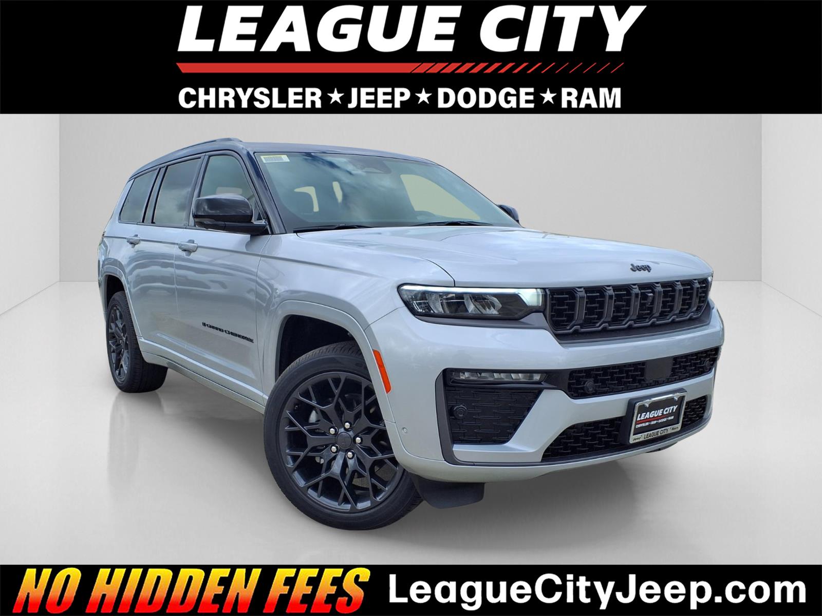 2026 Jeep Grand Cherokee L Summit Silver at League City CDJR