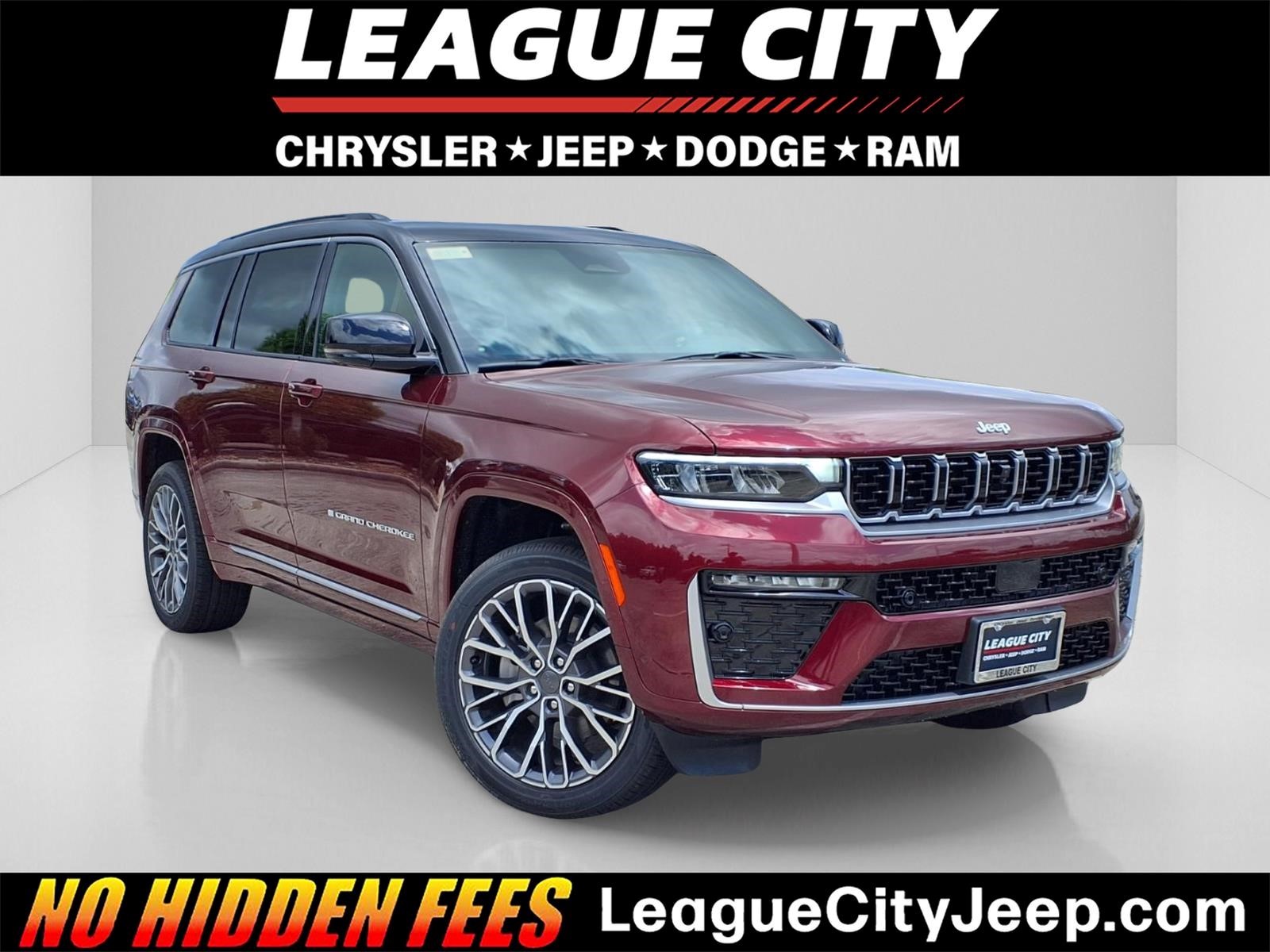 2026 Jeep Grand Cherokee L Summit Red at League City CDJR