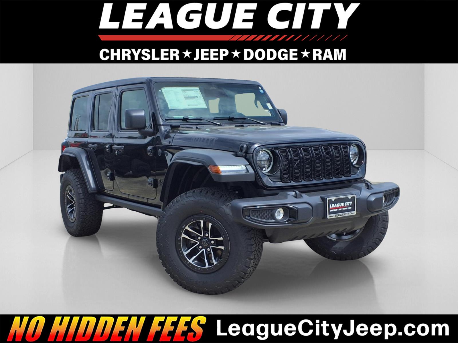 2026 Jeep Wrangler Sport Black at League City CDJR