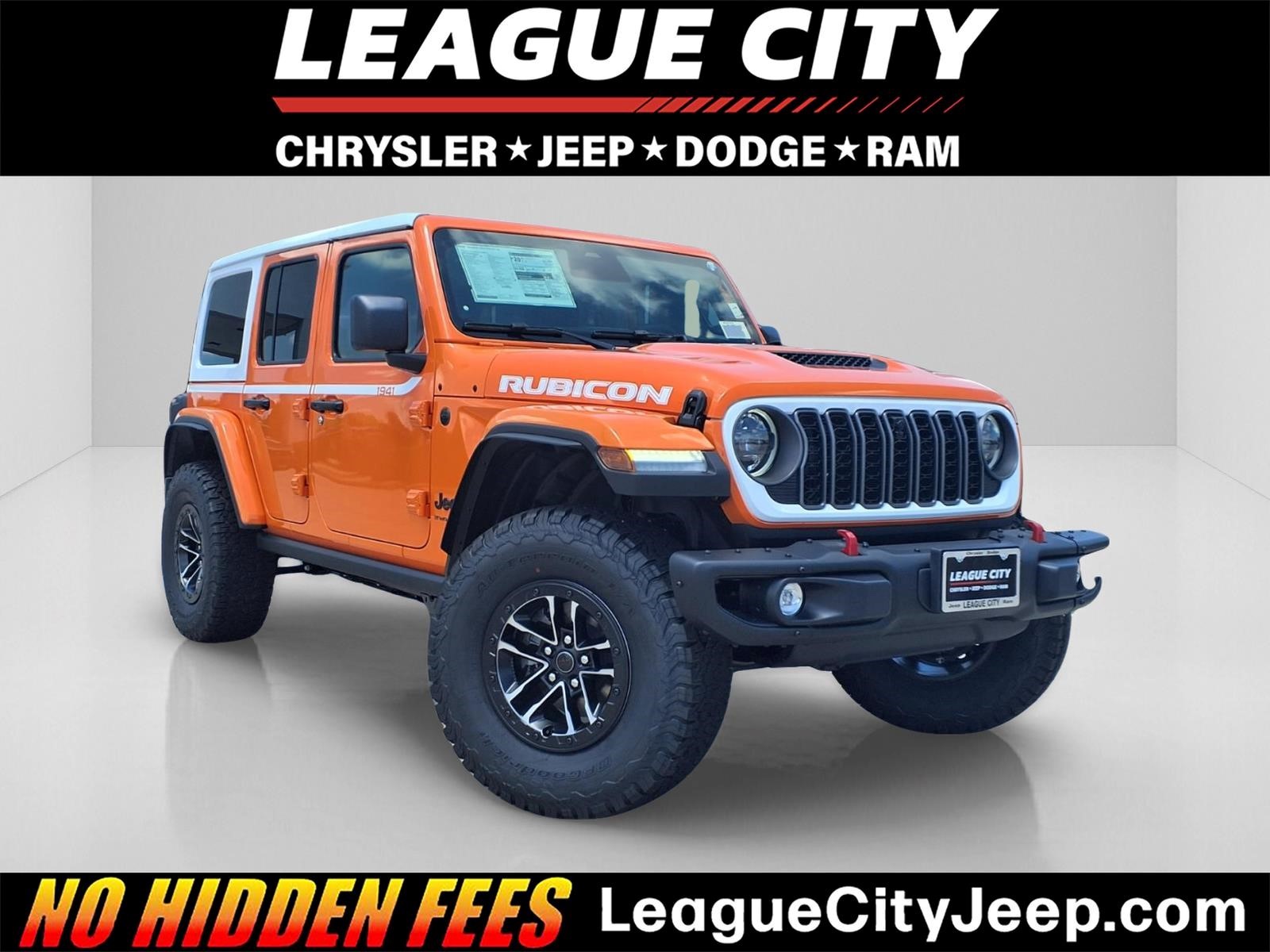 2026 Jeep Wrangler Rubicon Orange at League City CDJR