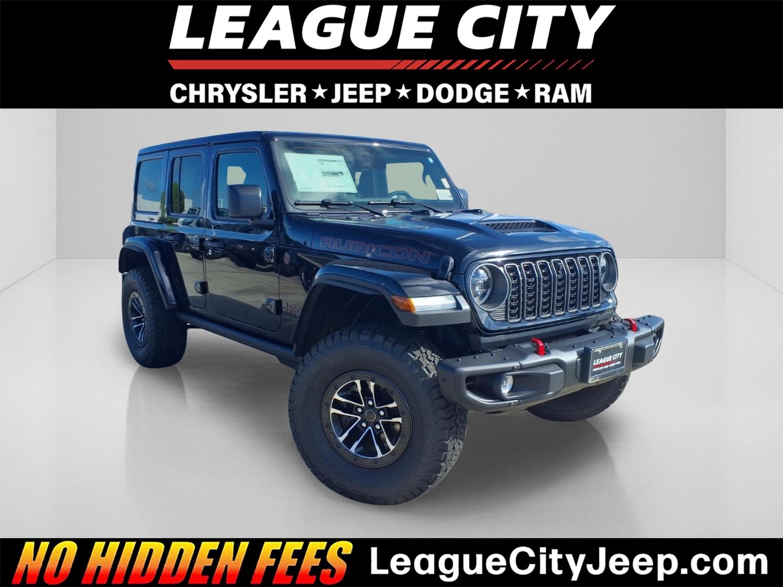 2026 Jeep Wrangler Rubicon Black at League City CDJR