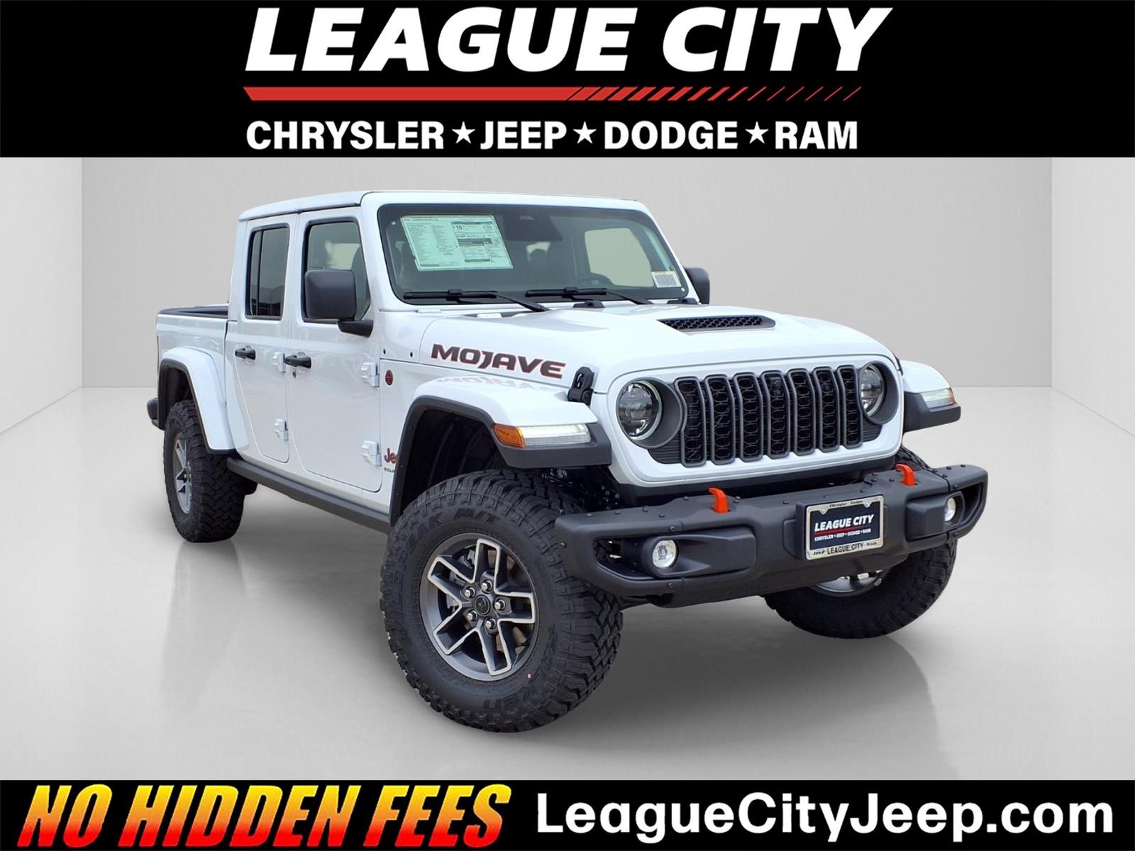 2026 Jeep Gladiator Mojave White at League City CDJR