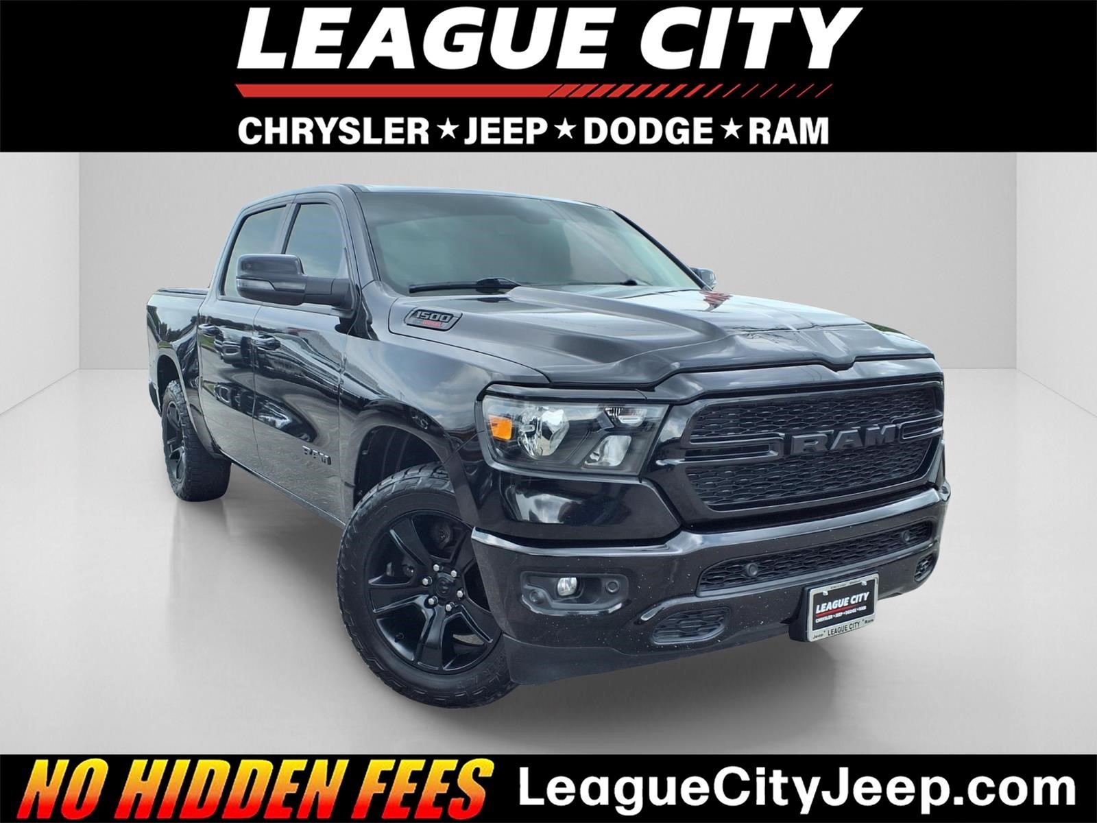 2023 RAM 1500 Big Horn/Lone Star Diamond Black Crystal Pearlcoat at League City CDJR