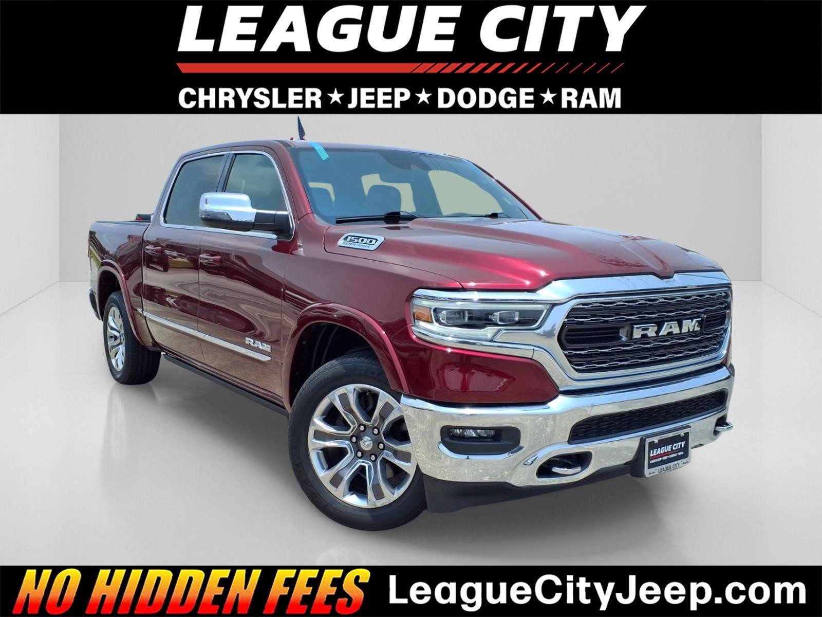 2023 RAM 1500 Limited Delmonico Red Pearlcoat at League City CDJR