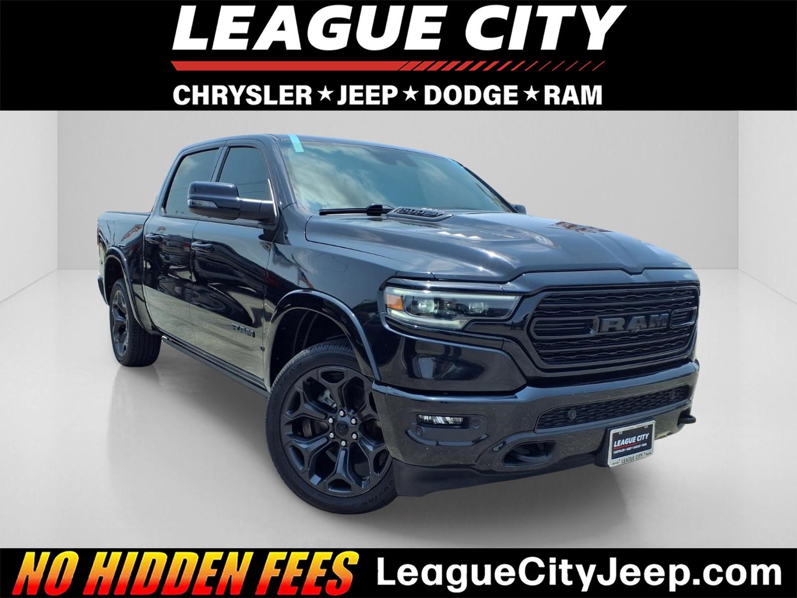 2024 RAM 1500 Limited Diamond Black Crystal Pearlcoat at League City CDJR