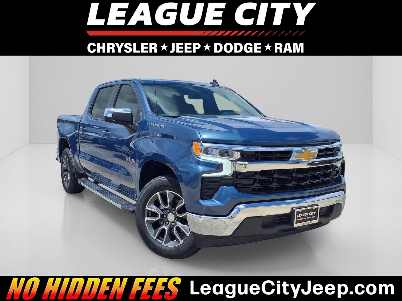 2024 Chevrolet Silverado 1500 LT Texas Edition Lakeshore Blue Metallic at League City CDJR