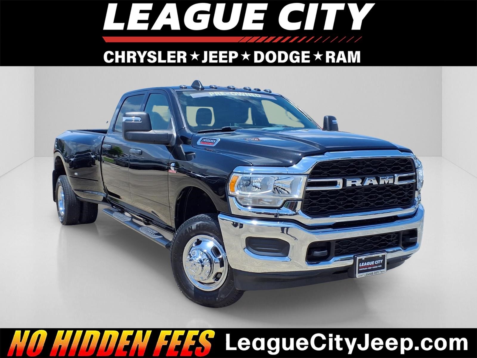 2023 RAM 3500 Tradesman Diamond Black Crystal Pearlcoat at League City CDJR