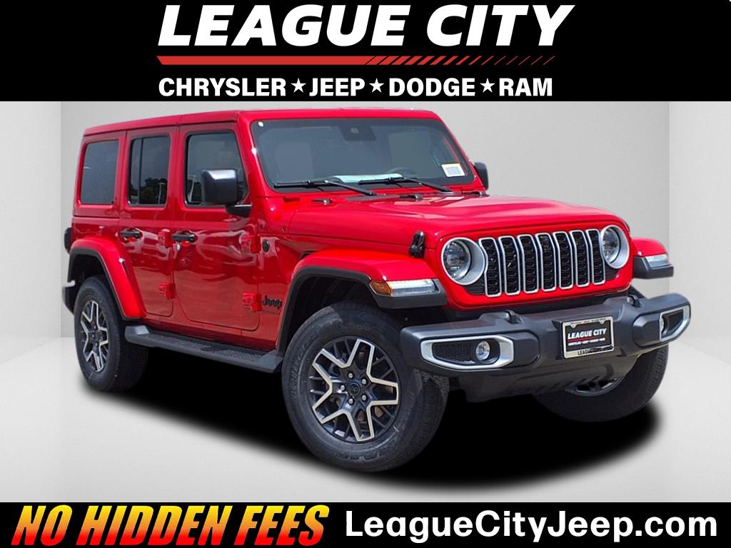 2025 Jeep Wrangler Sahara Firecracker Red at League City CDJR
