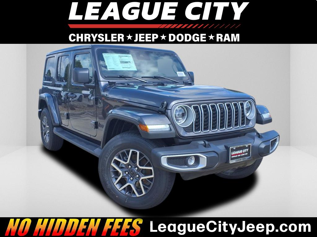 2025 Jeep Wrangler Sahara Granite Crystal Clearcoat Metallic at League City CDJR