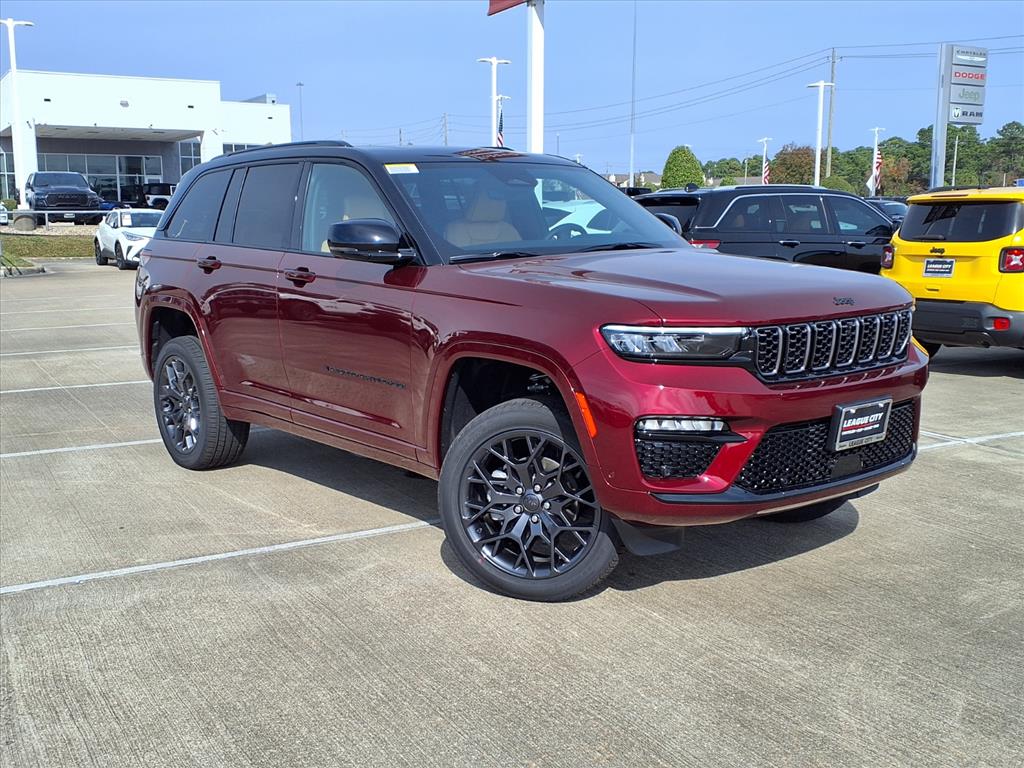 2025 Jeep Grand Cherokee Summit Velvet Red at League City CDJR