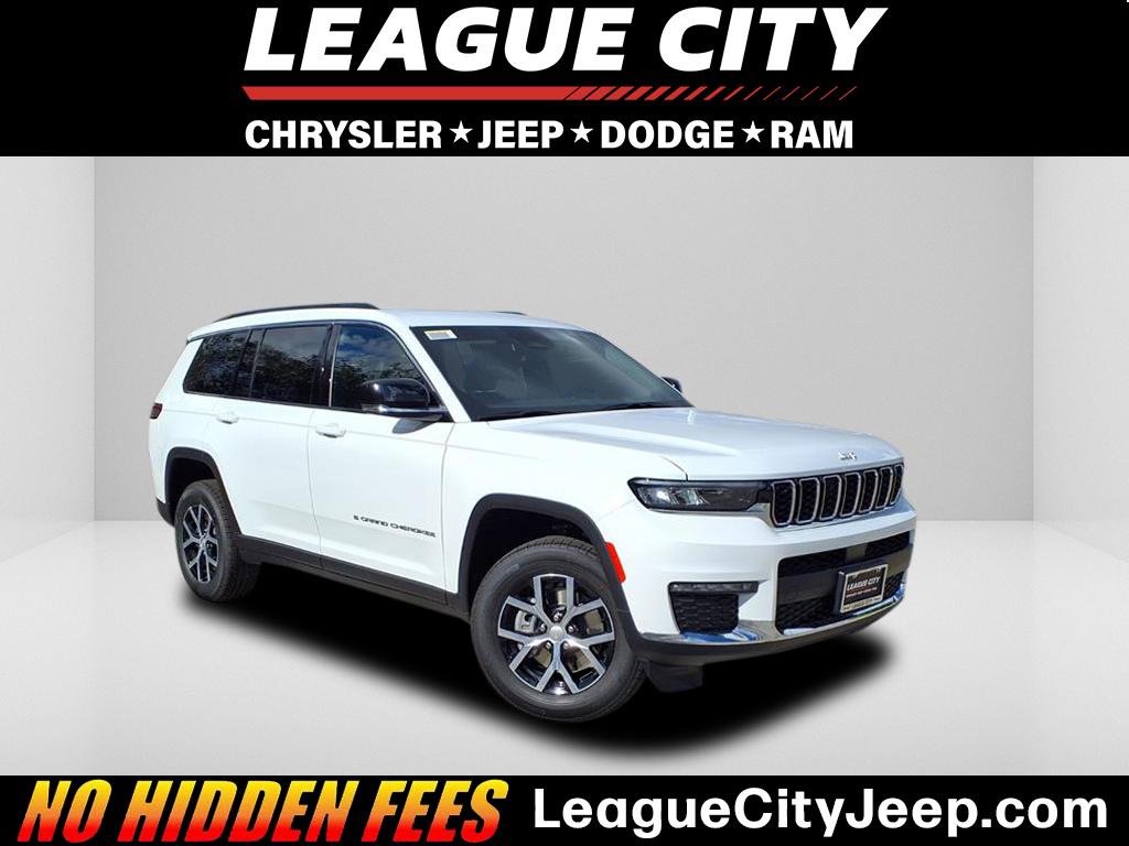 2025 Jeep Grand Cherokee L Limited Bright White Clearcoat at League City CDJR