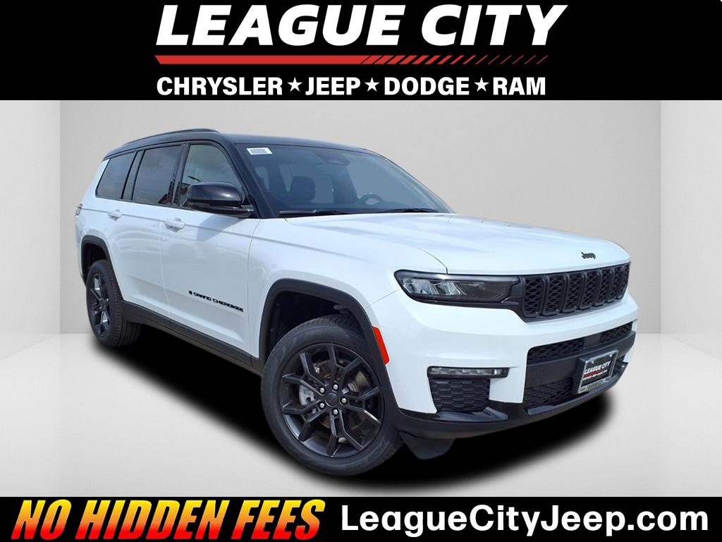 2025 Jeep Grand Cherokee L Limited Bright White Clearcoat at League City CDJR