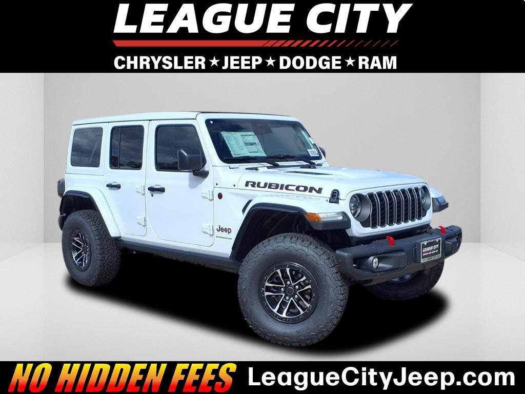2026 Jeep Wrangler Rubicon Bright White Clearcoat at League City CDJR