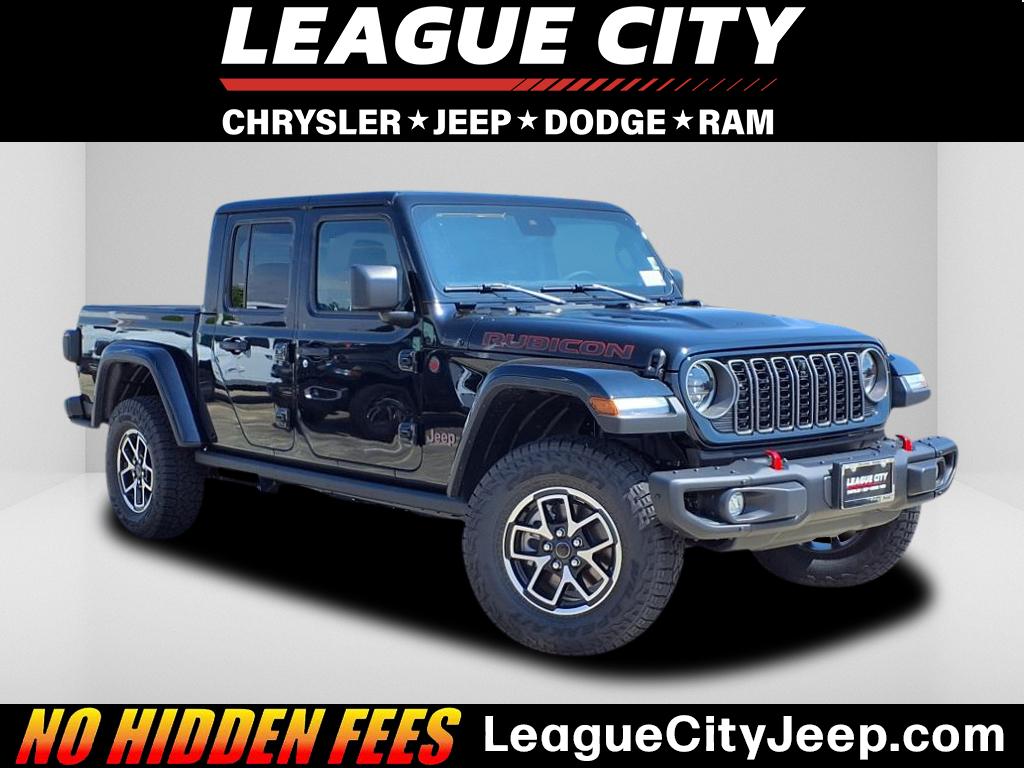 2025 Jeep Gladiator Rubicon Black Clearcoat at League City CDJR