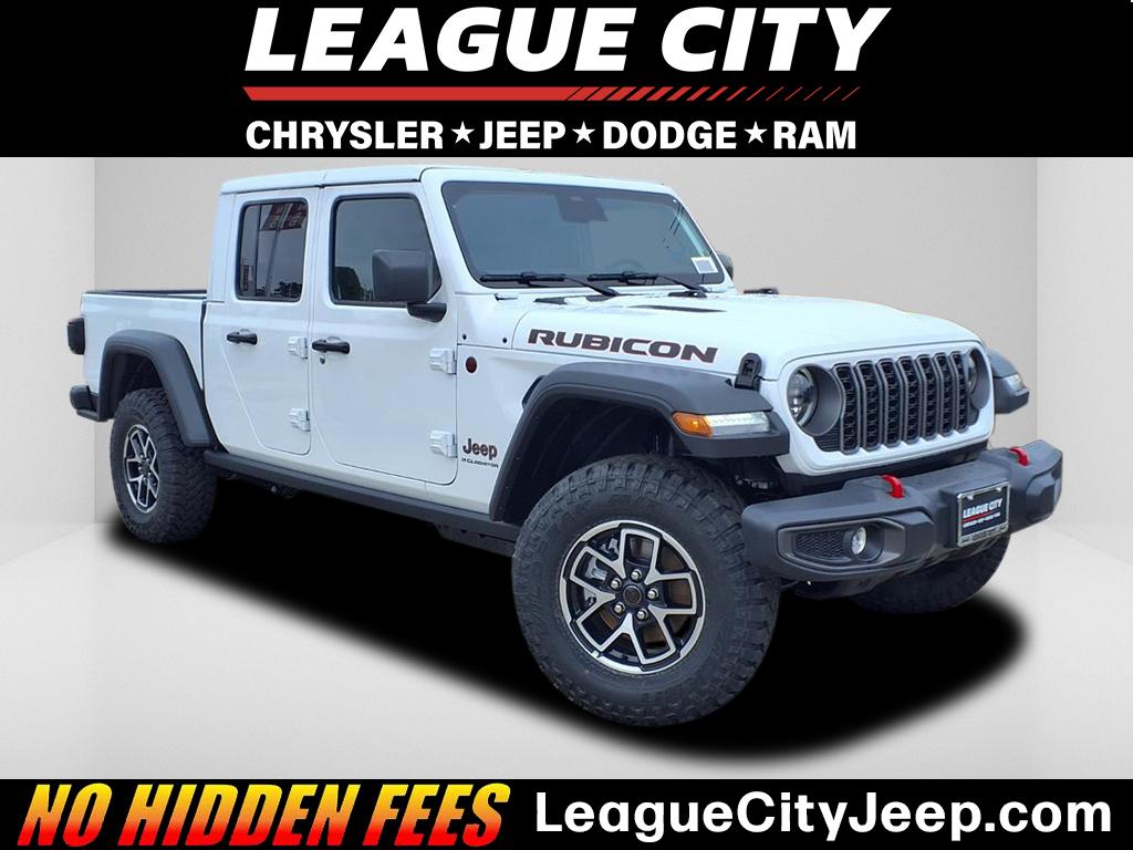 2026 Jeep Gladiator Rubicon Bright White Clearcoat at League City CDJR