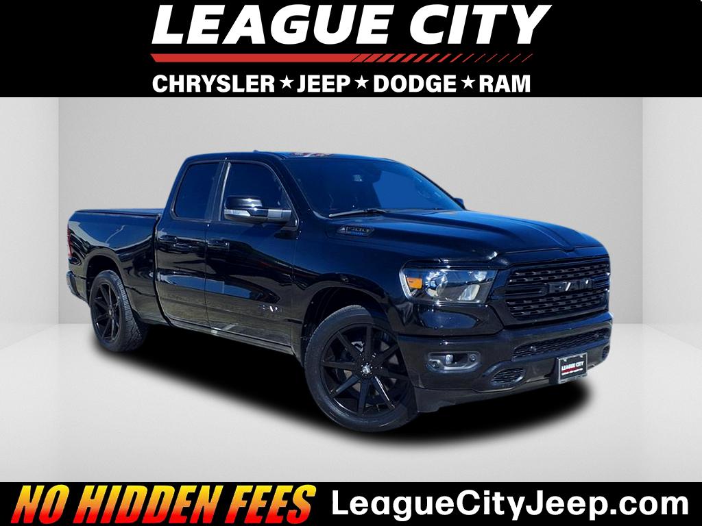 2022 RAM 1500 Big Horn/Lone Star Diamond Black Crystal Pearlcoat at League City CDJR
