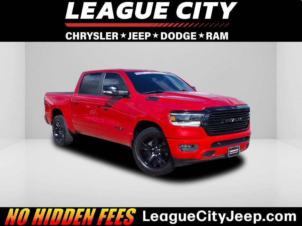 2021 RAM 1500 Big Horn/Lone Star Flame Red Clearcoat at League City CDJR