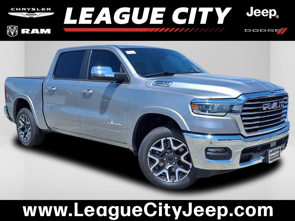 2026 RAM 1500 Laramie Billet Silver Metallic Clearcoat at League City CDJR