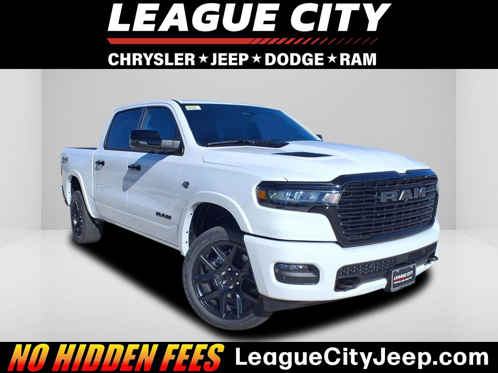 2026 RAM 1500 Laramie Bright White Clearcoat at League City CDJR