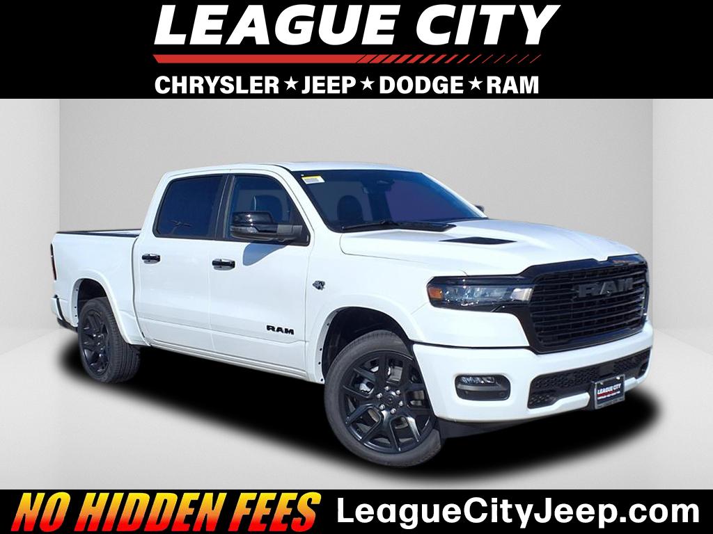 2026 RAM 1500 Laramie Bright White Clearcoat at League City CDJR