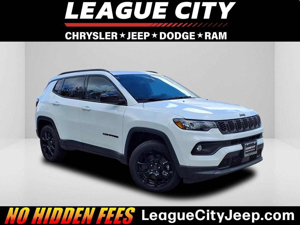 2026 Jeep Compass Latitude Bright White Clearcoat at League City CDJR