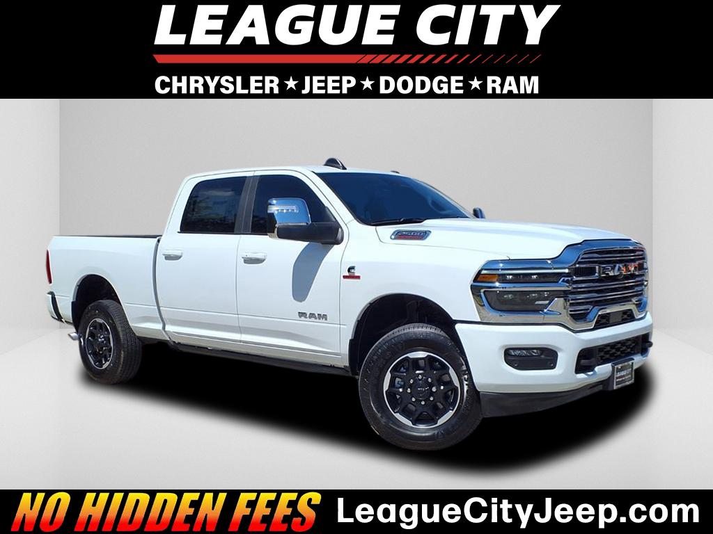 2025 RAM 2500 Laramie Bright White Clearcoat at League City CDJR