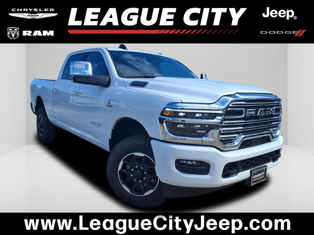 2025 RAM 2500 Laramie Bright White Clearcoat at League City CDJR