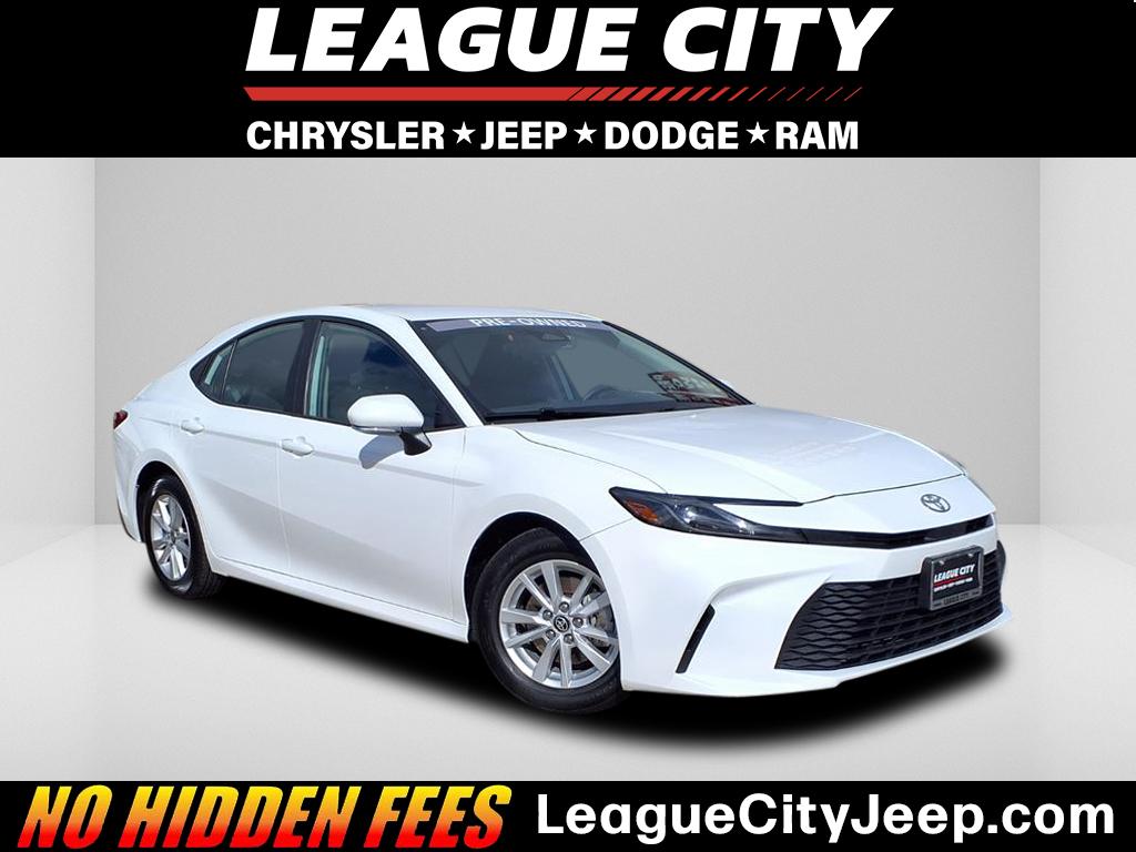 2025 Toyota Camry LE White at Robbins Nissan