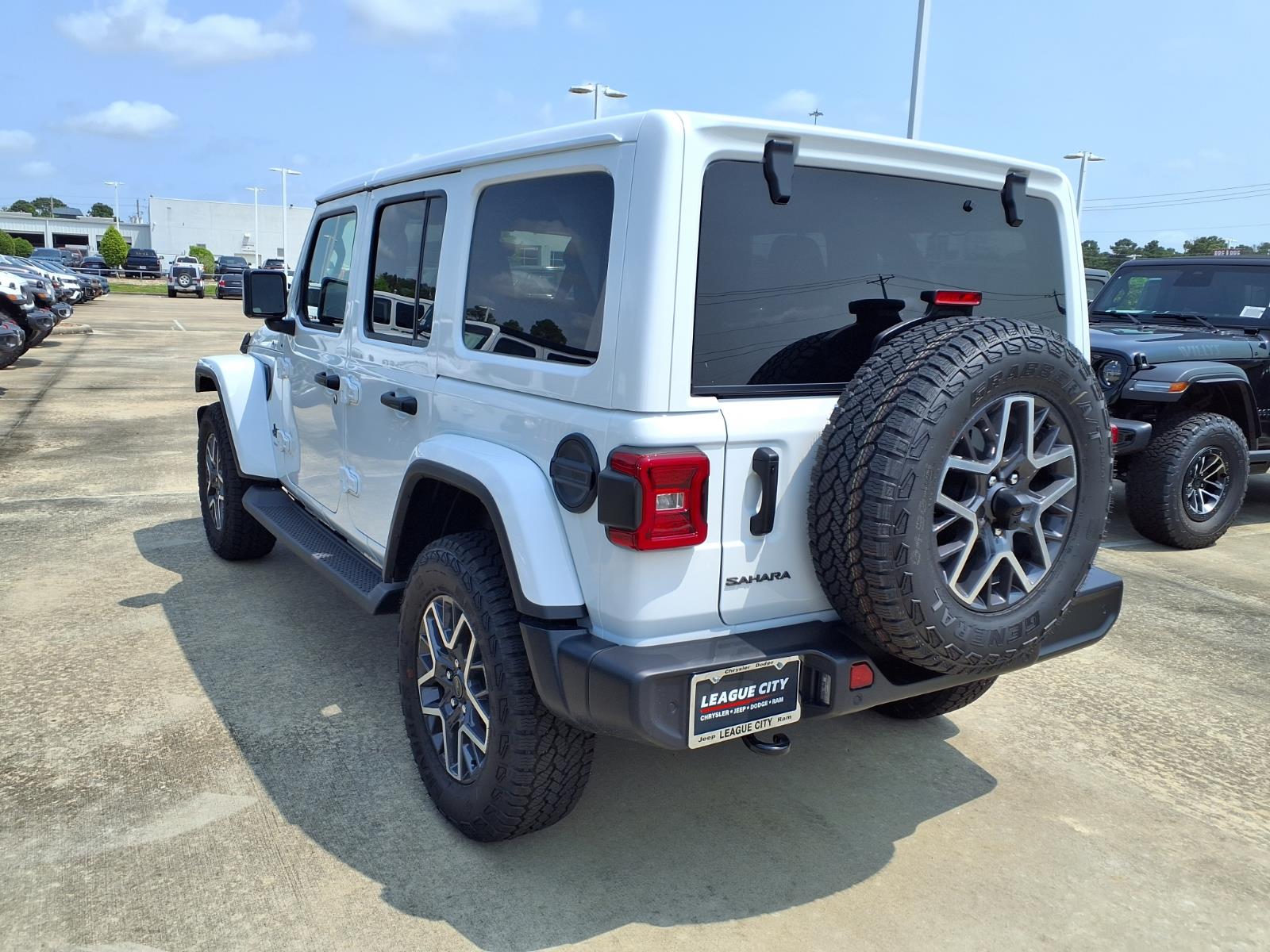 2026 Jeep Wrangler Sahara White at League City CDJR