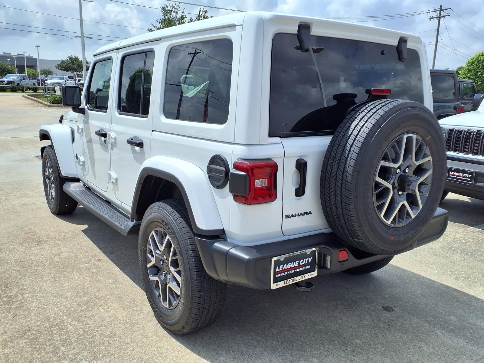2026 Jeep Wrangler Sahara White at League City CDJR