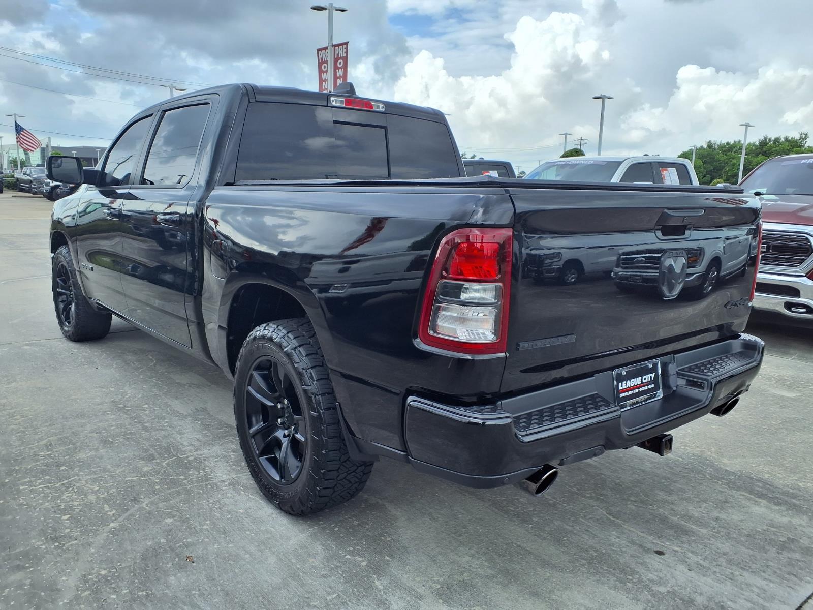 2023 RAM 1500 Big Horn/Lone Star Diamond Black Crystal Pearlcoat at League City CDJR